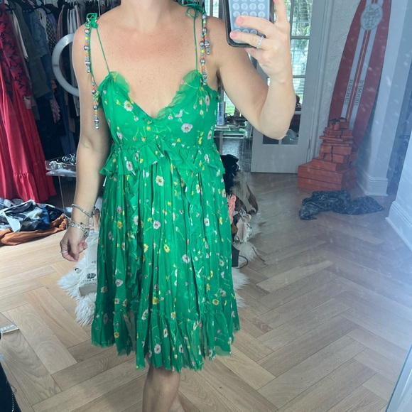 The Kooples Dresses & Skirts - The Kooples green floral dress